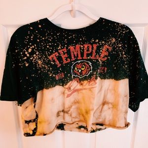 Temple University Cropped tee